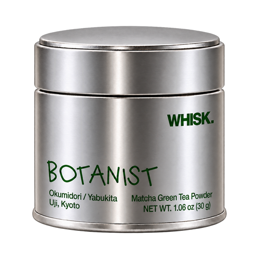 WHISK. Botanist matcha, 30 g silver tin