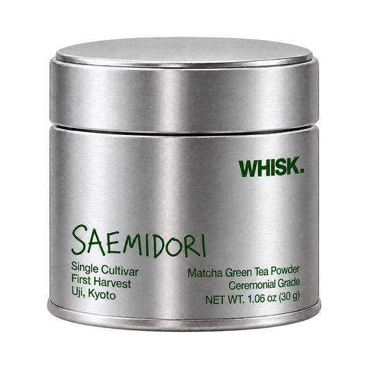 WHISK. Saemidori ceremonial matcha, 30 g silver tin
