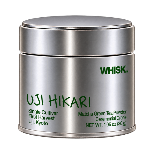WHISK. Uji Hikari ceremonial matcha, 30 g silver tin